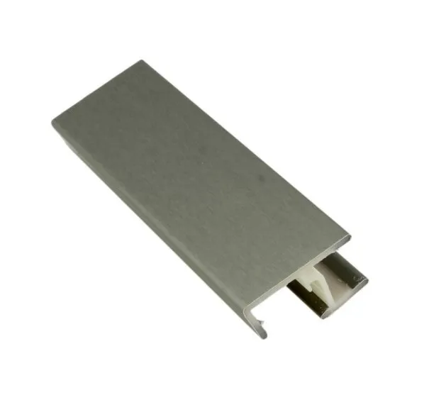 Łącznik 90° do Cokołu wys.10cm STAL Szczotkowana Rehau
