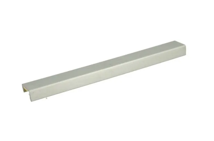 Końcówka Zaślepka do Cokołu wys.15cm ALUminium Szczotk. Rehau