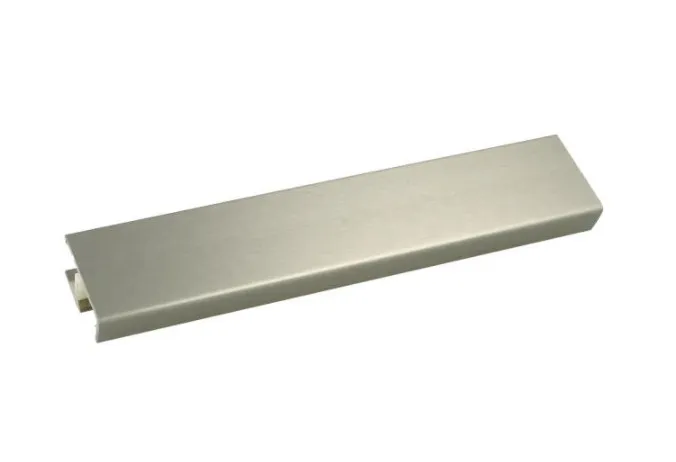Łącznik 90° do Cokołu wys.15cm STAL Szczotkowana Rehau