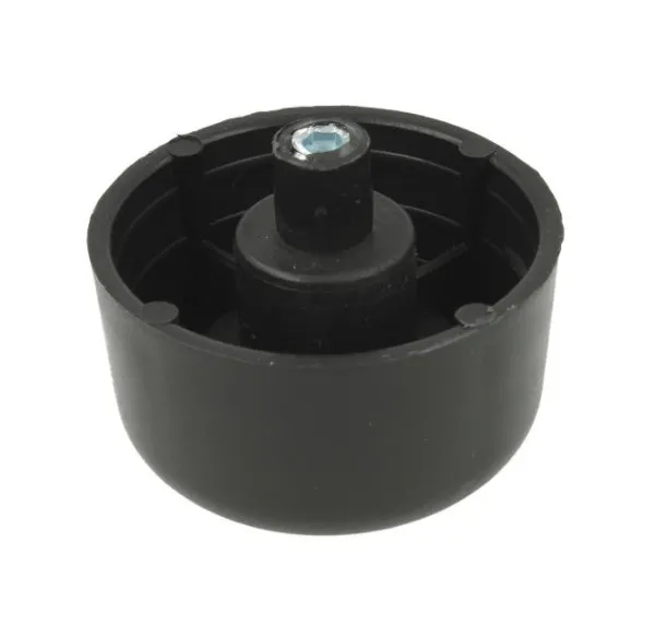 Stopka meblowa z regulacją 14.158 - czarny / wys. 3 cm