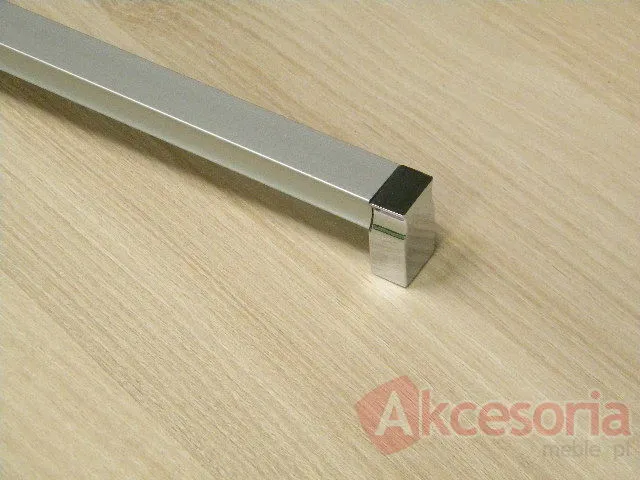 Reling RU08 Chrom aluminium naturalne Rozstaw 384 mm(W)