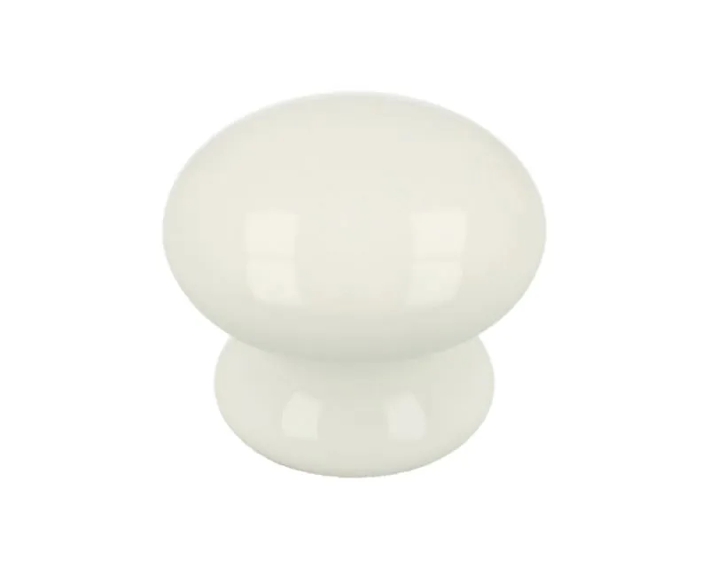 Gałka SP7 - biała porcelana / fi 39 mm