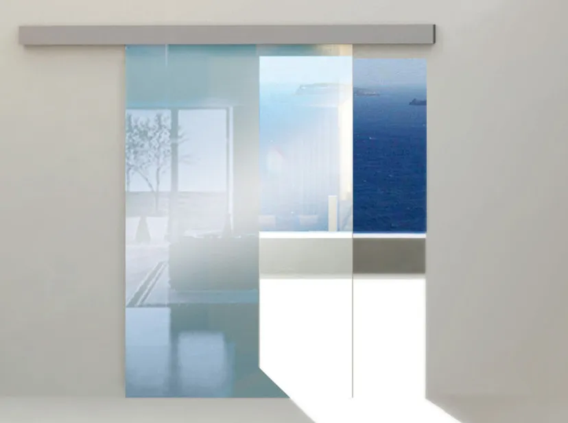 Zestaw HERKULES GLASS HG20 do 1 drzwi szklanych / dł. 200 cm / 100 kg