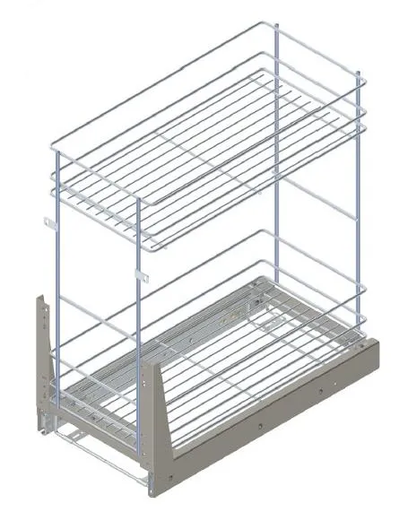VARIANT PLUS Cargo mini dolne 50 metal lakier srebrny