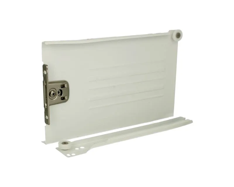 Szuflada frontowa Metal Box 25 cm / 15 cm - biały / częściowy wysuw