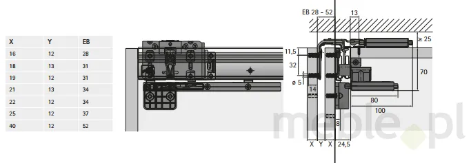 TopLine L - Zestaw Z Profili STB 11 Przed Wieńcem Górnym 3000 mm