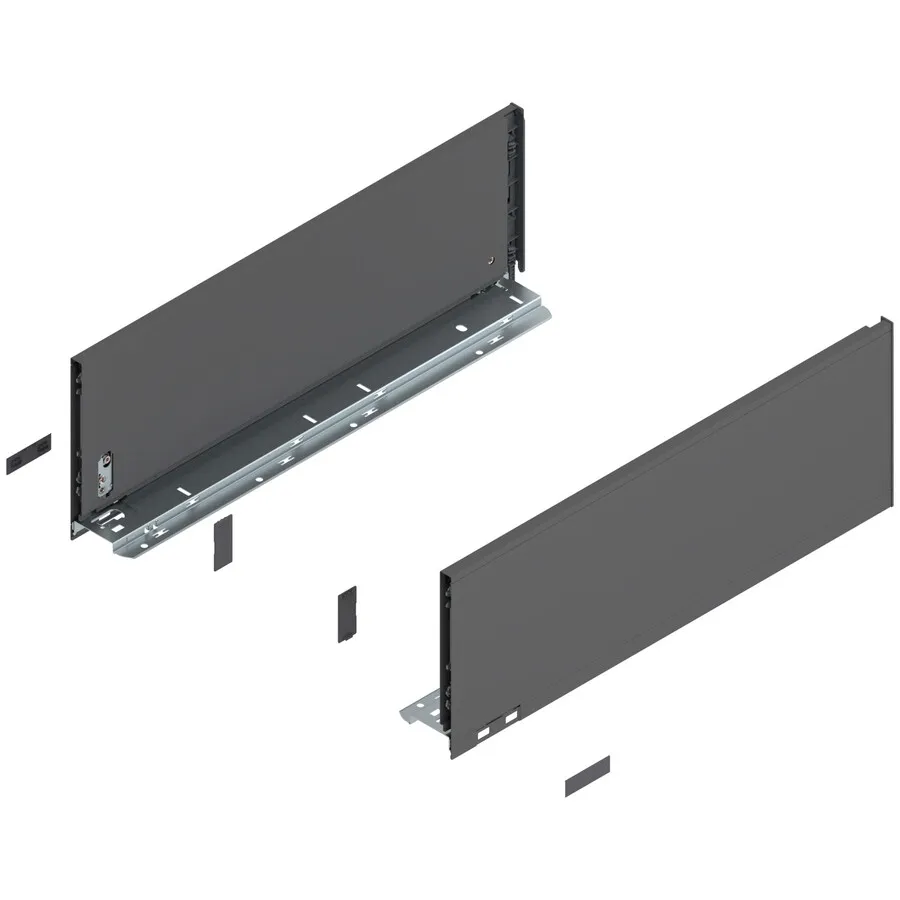 Boki LEGRABOX / wys. C=177 mm / dł. 50 cm / antracyt