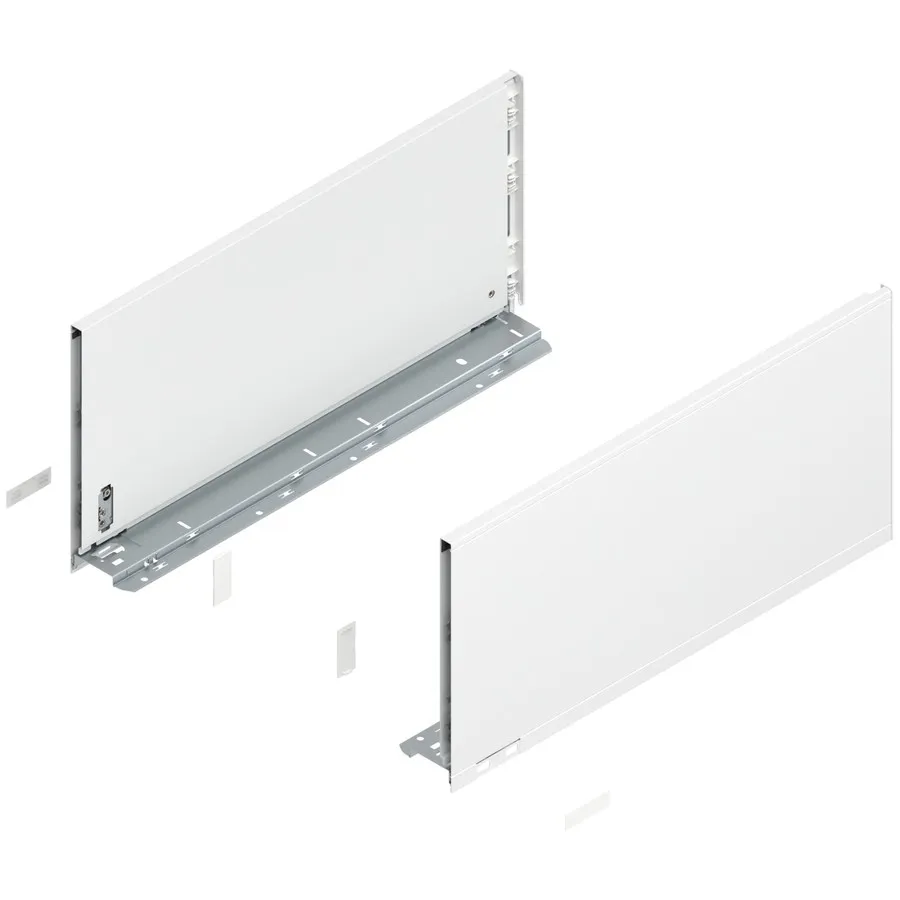 Boki LEGRABOX / wys. F=241 mm / dł. 50 cm / biały