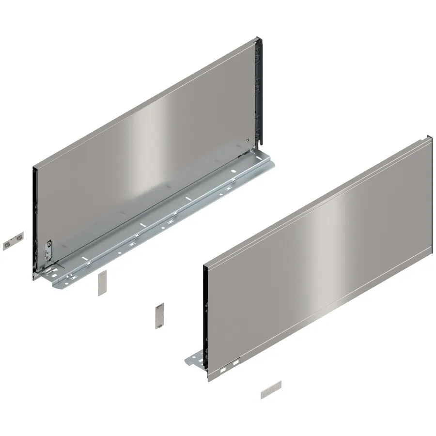 Bok szuflady LEGRABOX, wysokość F (241 mm), dł.=550 mm, lewy/prawy, do LEGRABOX pure INOX