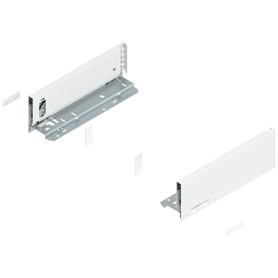 Boki LEGRABOX Pure / wys. M=90.5 mm / dł. 27 cm / biały