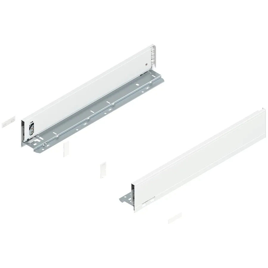 Boki LEGRABOX / wys. M=90.5 mm / dł. 50 cm / biały