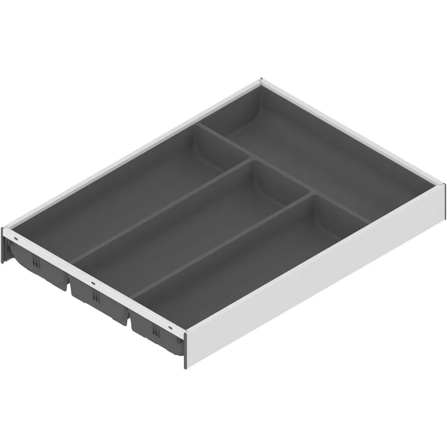 Wkład na sztućce AMBIA-LINE do Legrabox i Merivobox - biały/antracyt / 30x45 cm
