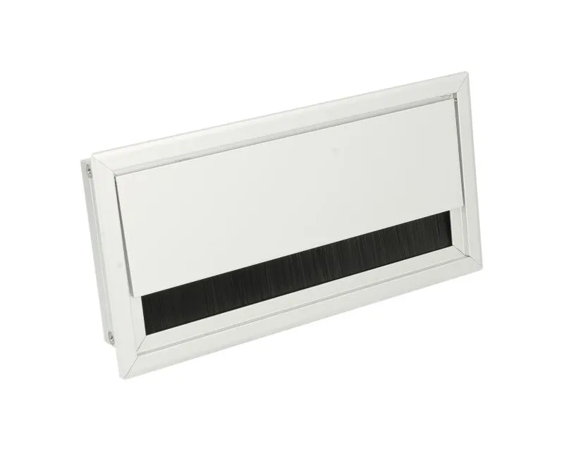 Przepust kablowy prostokątny K262 - aluminium / 160x80 mm