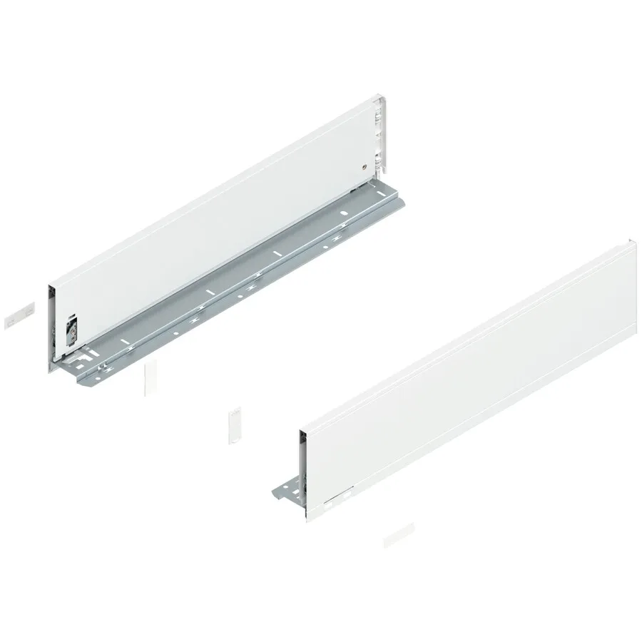 Boki LEGRABOX / wys. K=128.5 mm / dł. 55 cm / biały