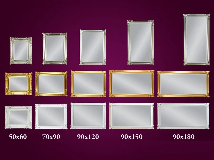 Lustro 21023-1 90x120 - srebrny