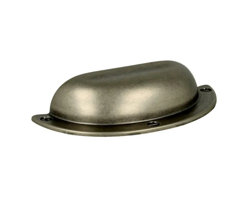 Uchwyt MUSZELKA 15120 - stara stal / rozstaw 64 mm