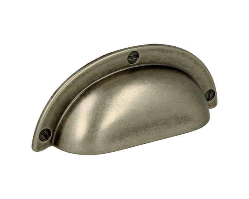 Uchwyt MUSZELKA 15120 - stara stal / rozstaw 64 mm
