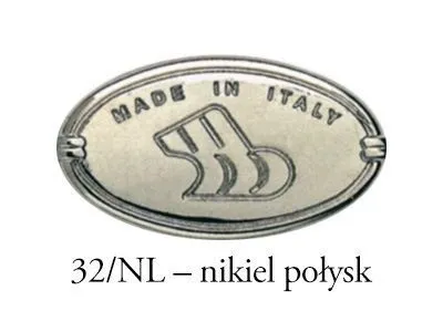 Uchwyt 15136 - nikiel połysk, czarna ceramika / rozstaw 96 mm