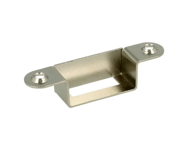 Blaszka zaczepowa zamka żaluzjowego X-855 - stal niklowana