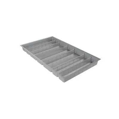 Wkład na sztućce ORGATRAY 590 - srebrny / 407x412 mm