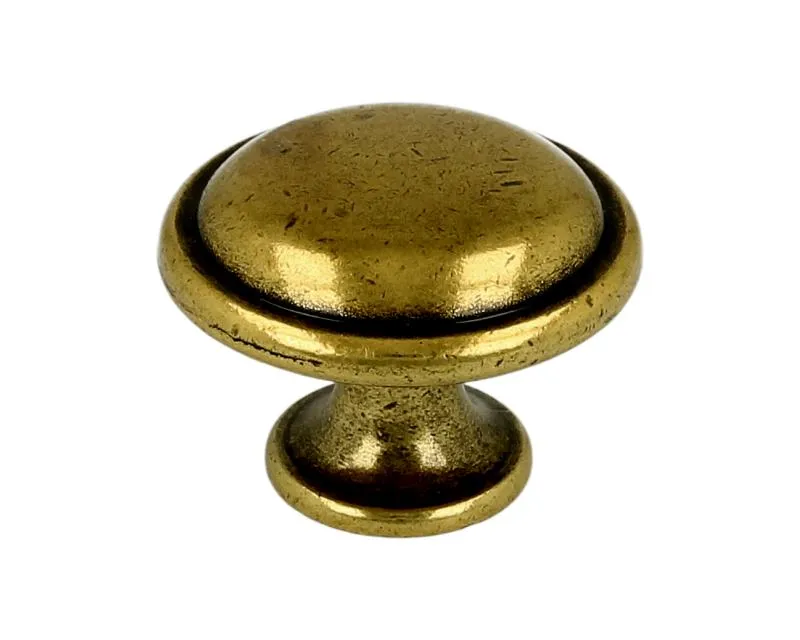 Gałka GINO 24221 - stare złoto / fi 30 mm  