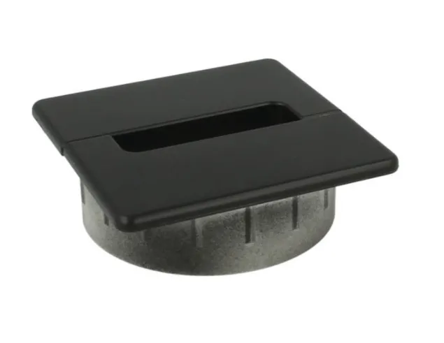 Przepust kablowy 6796 - czarny mat / fi 80 mm