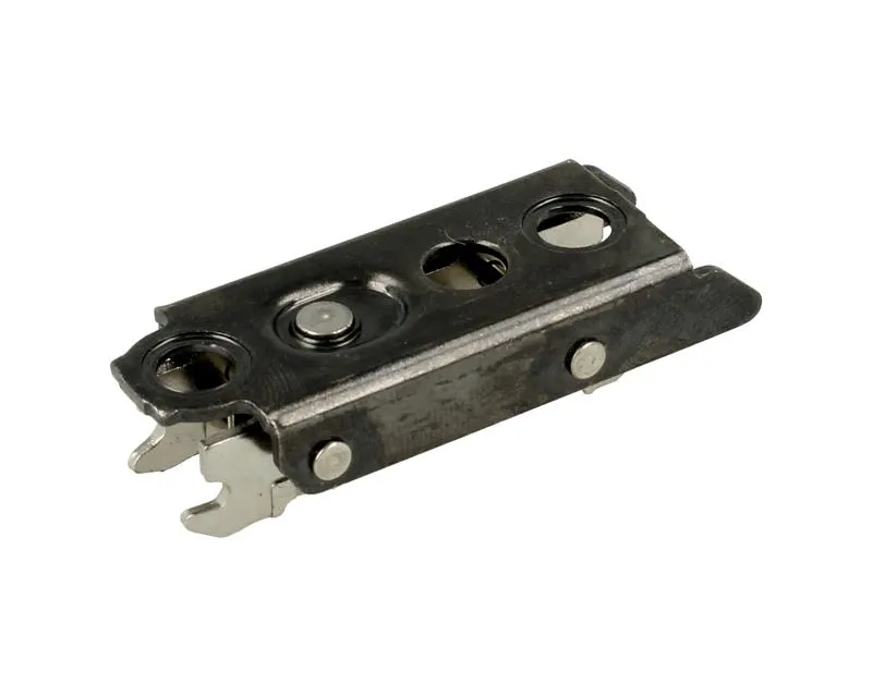 Prowadnik prosty do zawiasu CLIP Top - czarny onyks / dyst. 3 mm / wys. 11.5 mm / regul. mimośrodowa