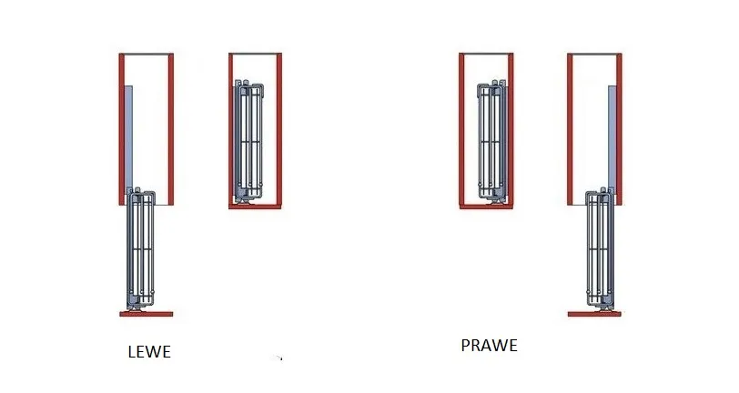 Cargo na detergenty Mini Boczne Prawe VARIANT MULTI 30 cm - ocynk / push-open