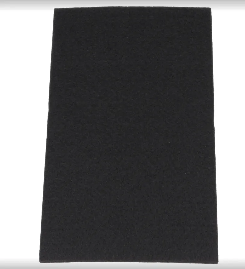 PODKŁADKI MEBLOWE PROSTOKĄT 100X165mm Filc Czarny