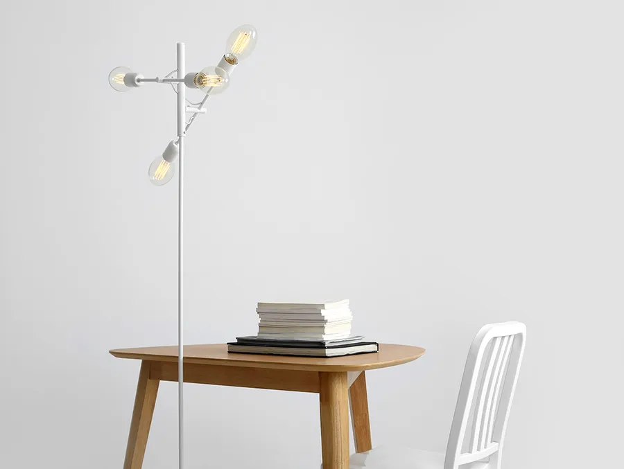 Lampa podłogowa TWIGO FLOOR 4 - biały