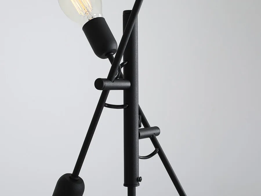 Lampa podłogowa TWIGO FLOOR 4 - czarny