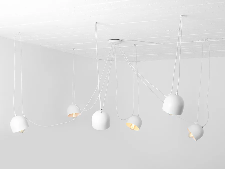 Lampa wisząca POPO 6 - biały
