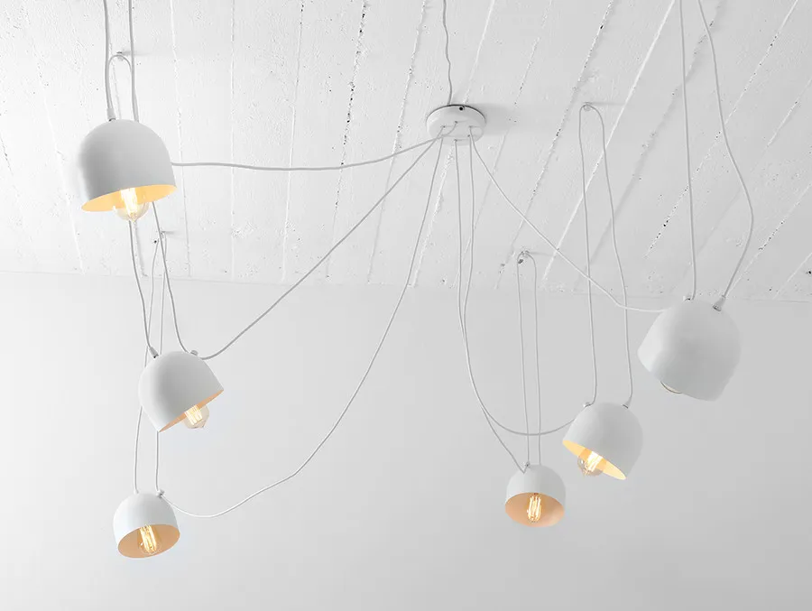 Lampa wisząca POPO 6 - biały