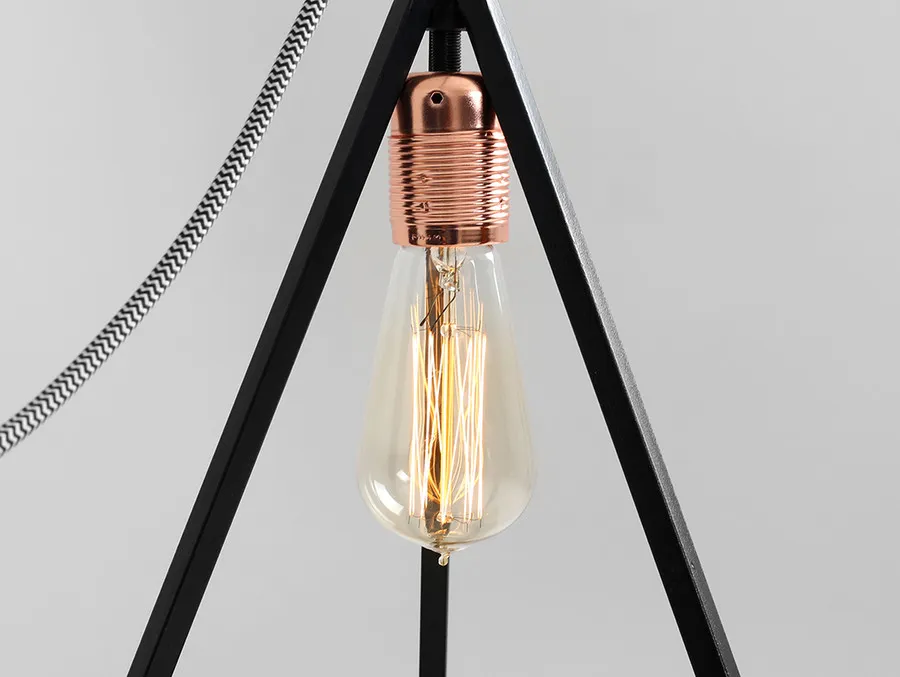 Lampa stołowa TRIMETRIC TABLE - czarny