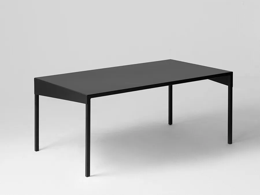 Stolik OBROOS COFFEE METAL 100x60 - czarny