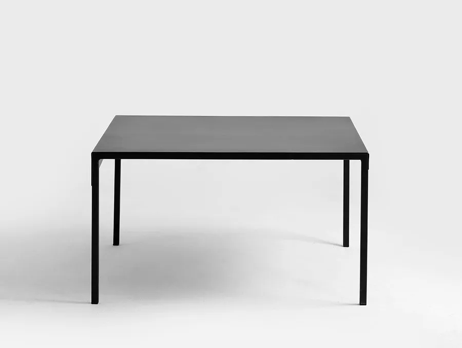 Stolik OBROOS COFFEE METAL 80x80 - czarny