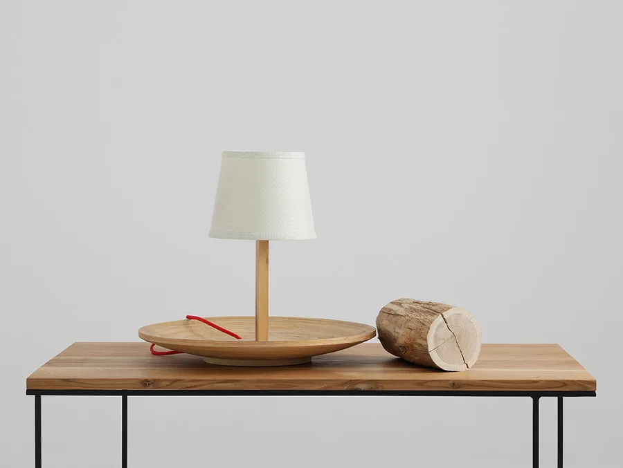 Stolik WALT SOLID WOOD 100x60 - naturalny/czarny