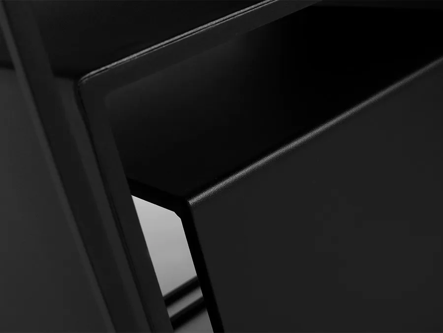 Stolik 2 WALL TRIO METAL - czarny