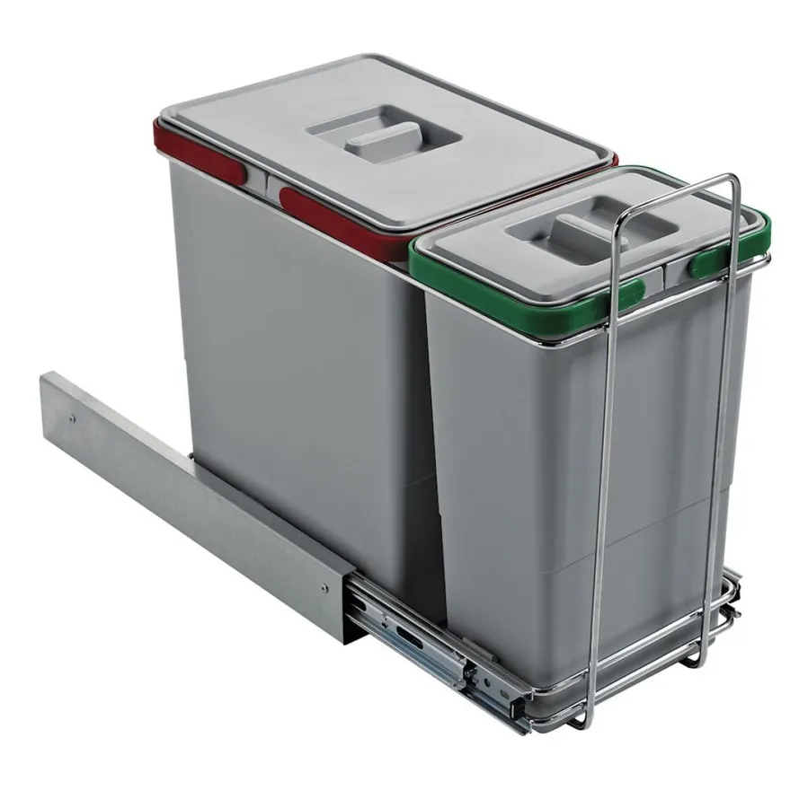 Sortownik na śmieci podwójny ECOFIL PF01 34A1 / 1x8 l + 1x18 l