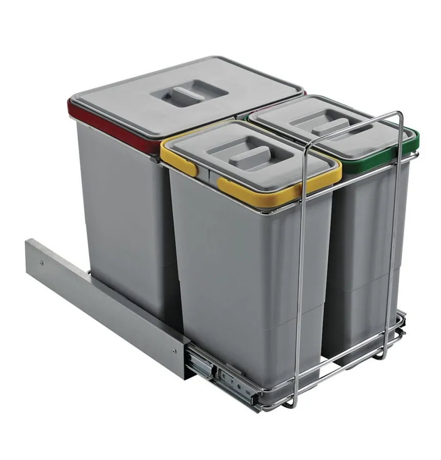 Sortownik na śmieci potrójny ECOFIL PF01 34B1 / 2x8 l + 1x18 l