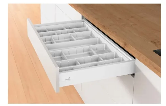 Wkład na sztućce ORGATRAY 590 - biały / 807x462 mm