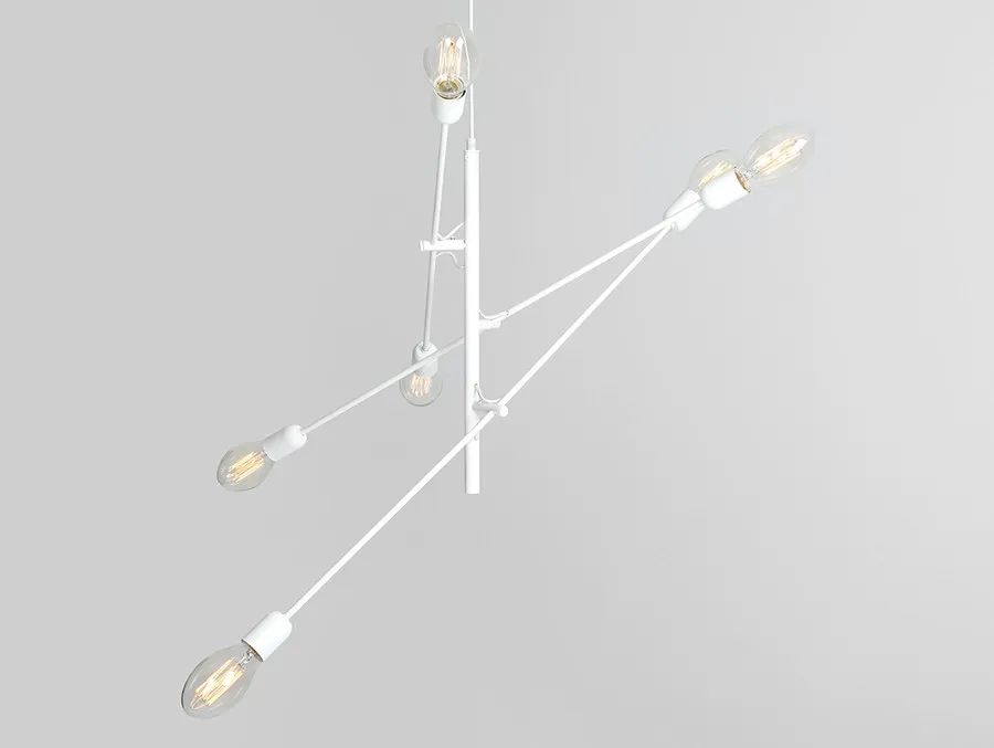 Lampa wisząca TWIGO 6 - biały