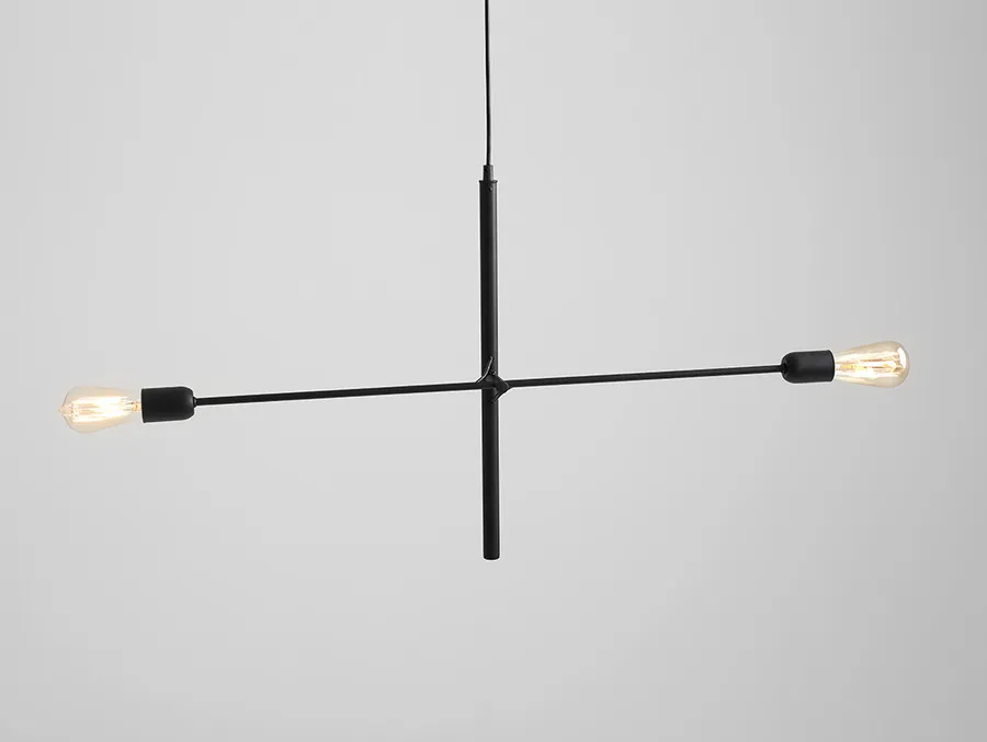 Lampa wisząca TWIGO 2 - czarny