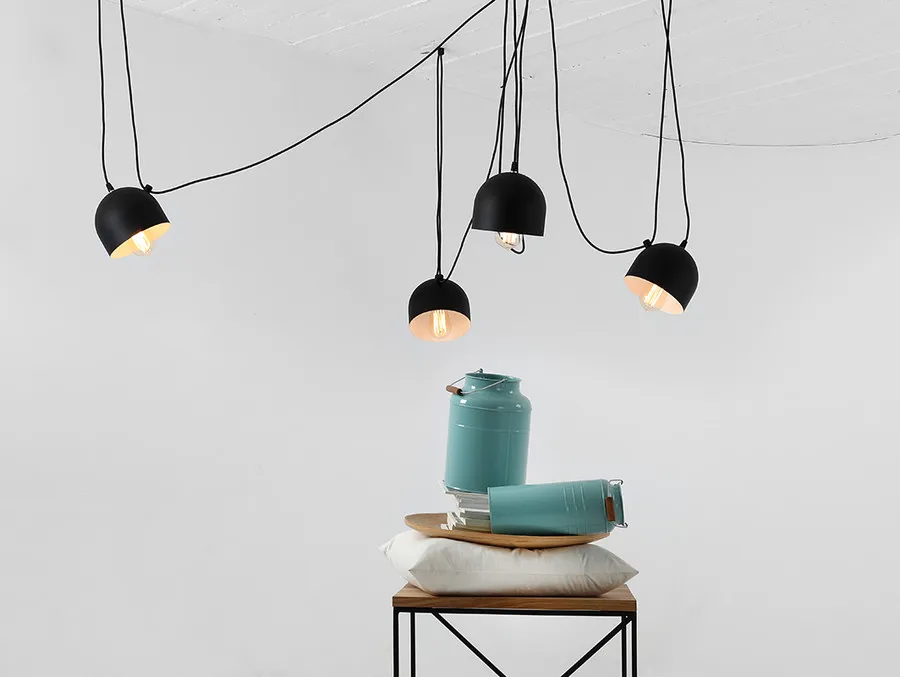Lampa wisząca POPO 4 - czarny