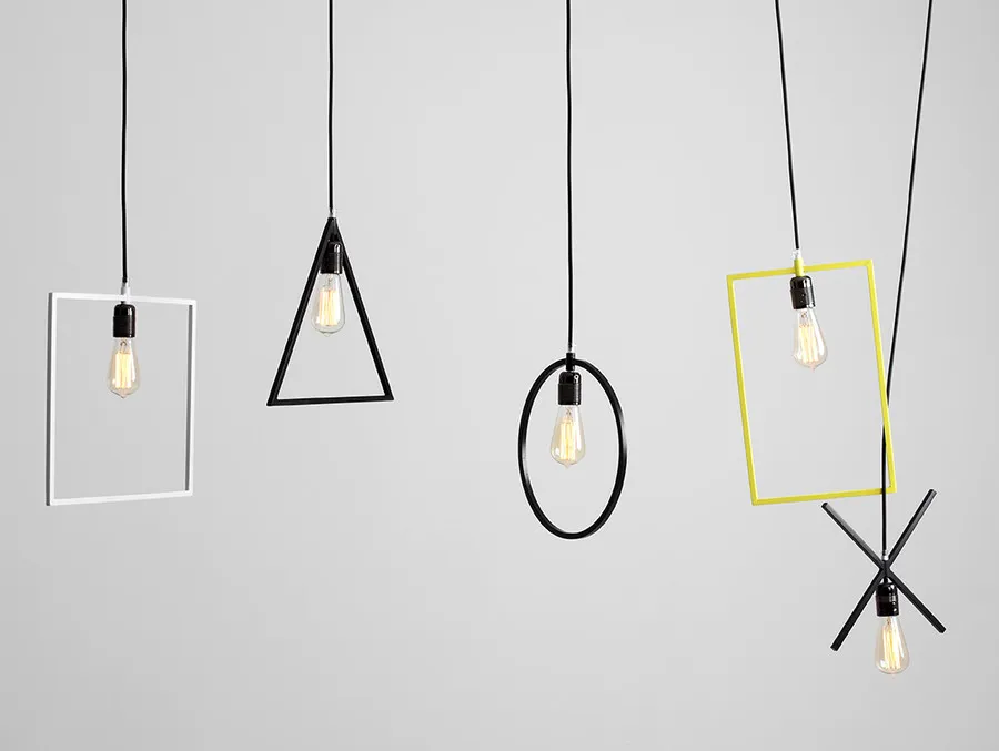 Lampa wisząca XLAMP - czarny