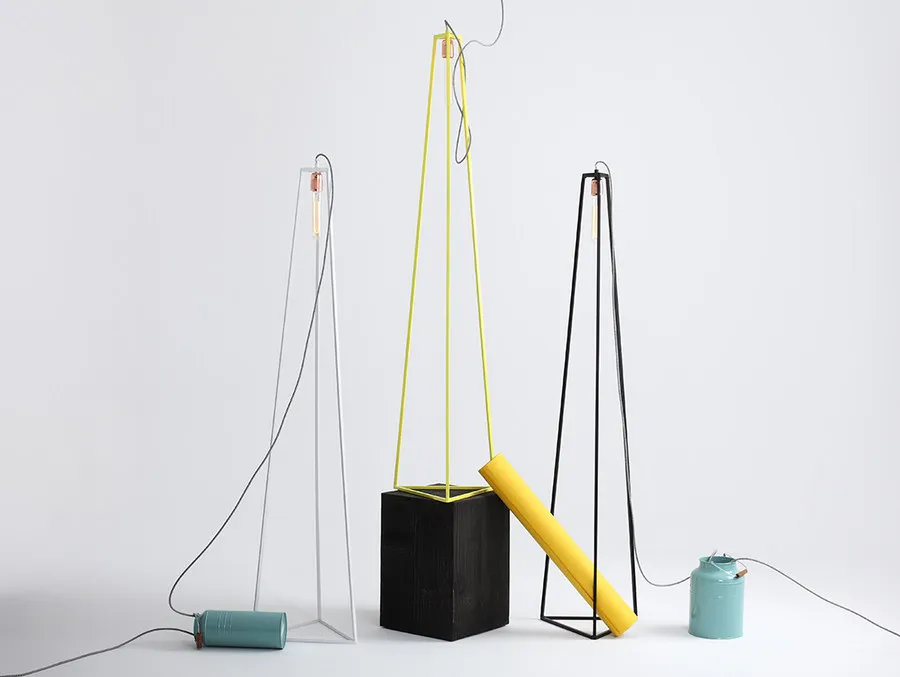 Lampa podłogowa TRIMETRIC FLOOR - czarny
