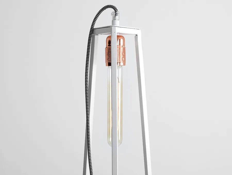 Lampa podłogowa TRIMETRIC FLOOR - biały