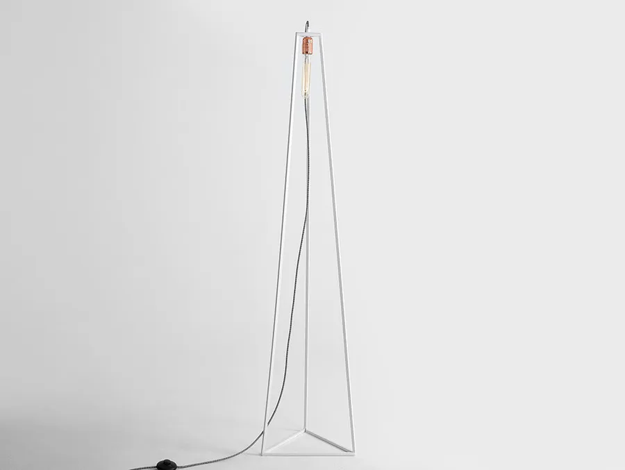 Lampa podłogowa TRIMETRIC FLOOR - biały