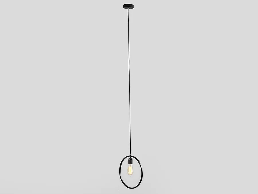Lampa wisząca VETO - czarny
