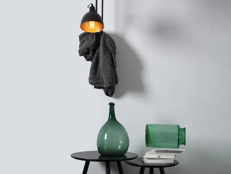 Lampa ścienna COBEN WALL 2 - czarny